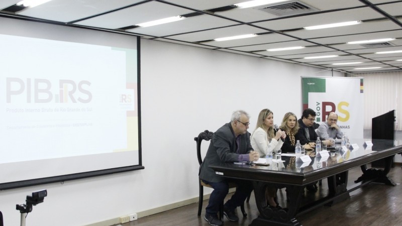O PIB do segundo trimestre foi apresentado na tarde desta segunda-feira pelo Departamento de Economia e Estatística DEE/Seplag